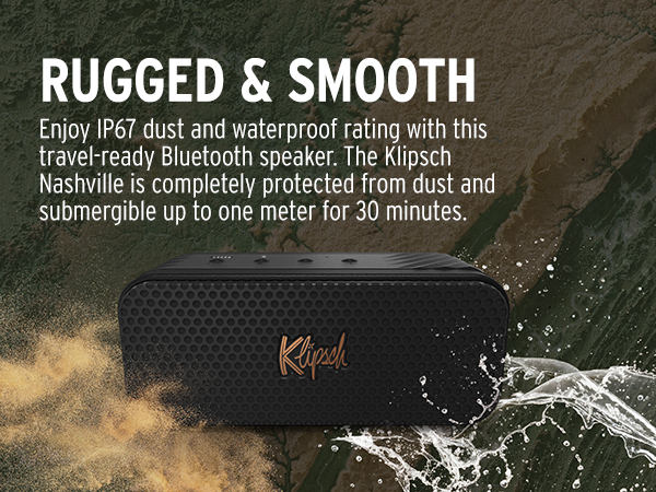 Klipsch NASHVILLE Bluetoothスピーカー Klipsch Nashville Bluetooth Speaker | Sweetwater