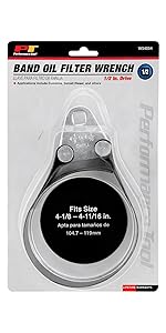 Wilmar; Performance Tool; Automotive; Filter; Wrench; Oil; Lubrication; band; strap; chain; clamp;