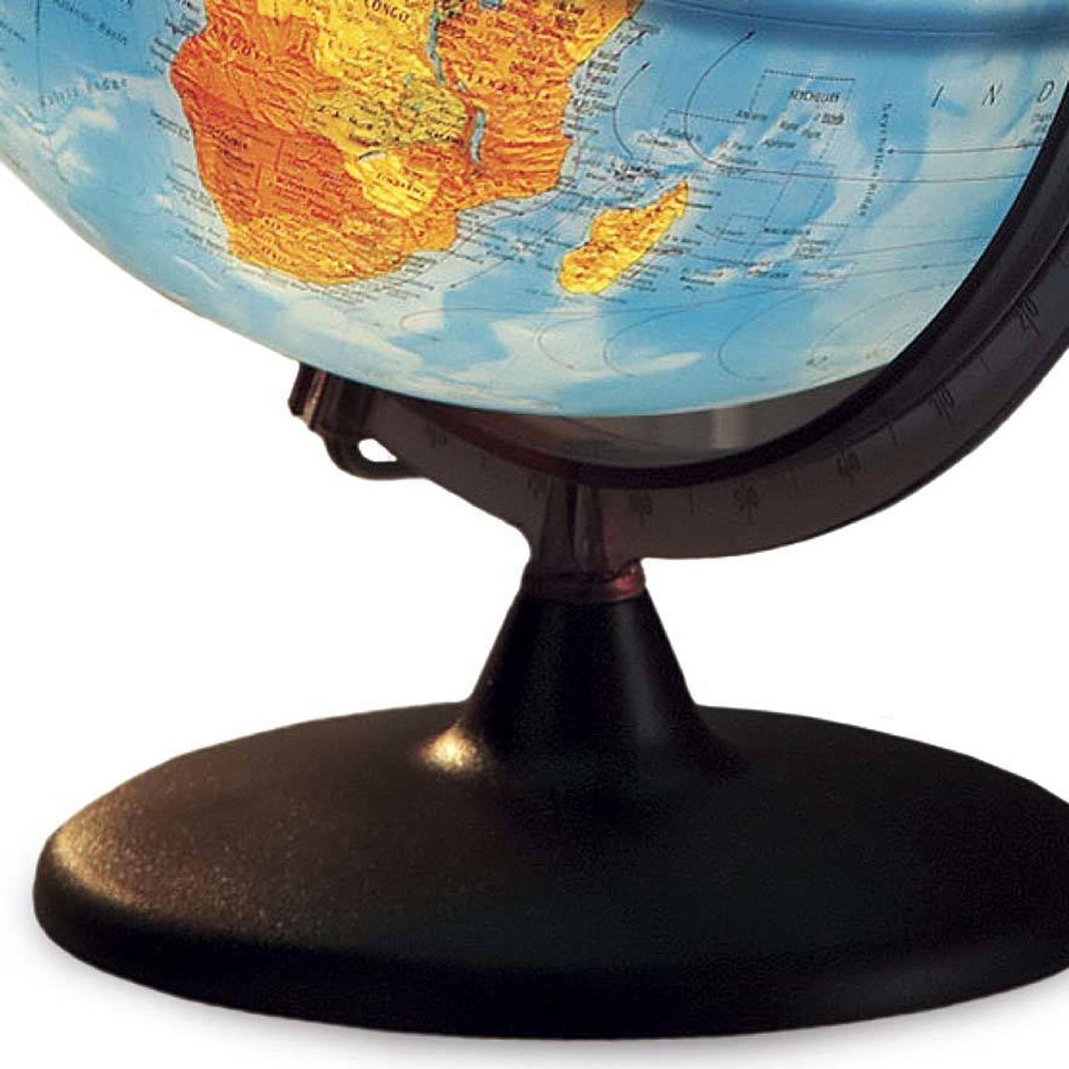HearthSong® Electric Illuminated Orion Relief World Globe