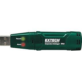 Extech RHT10 Humidity and Temperature USB Datalogger with 16,000 Data ...