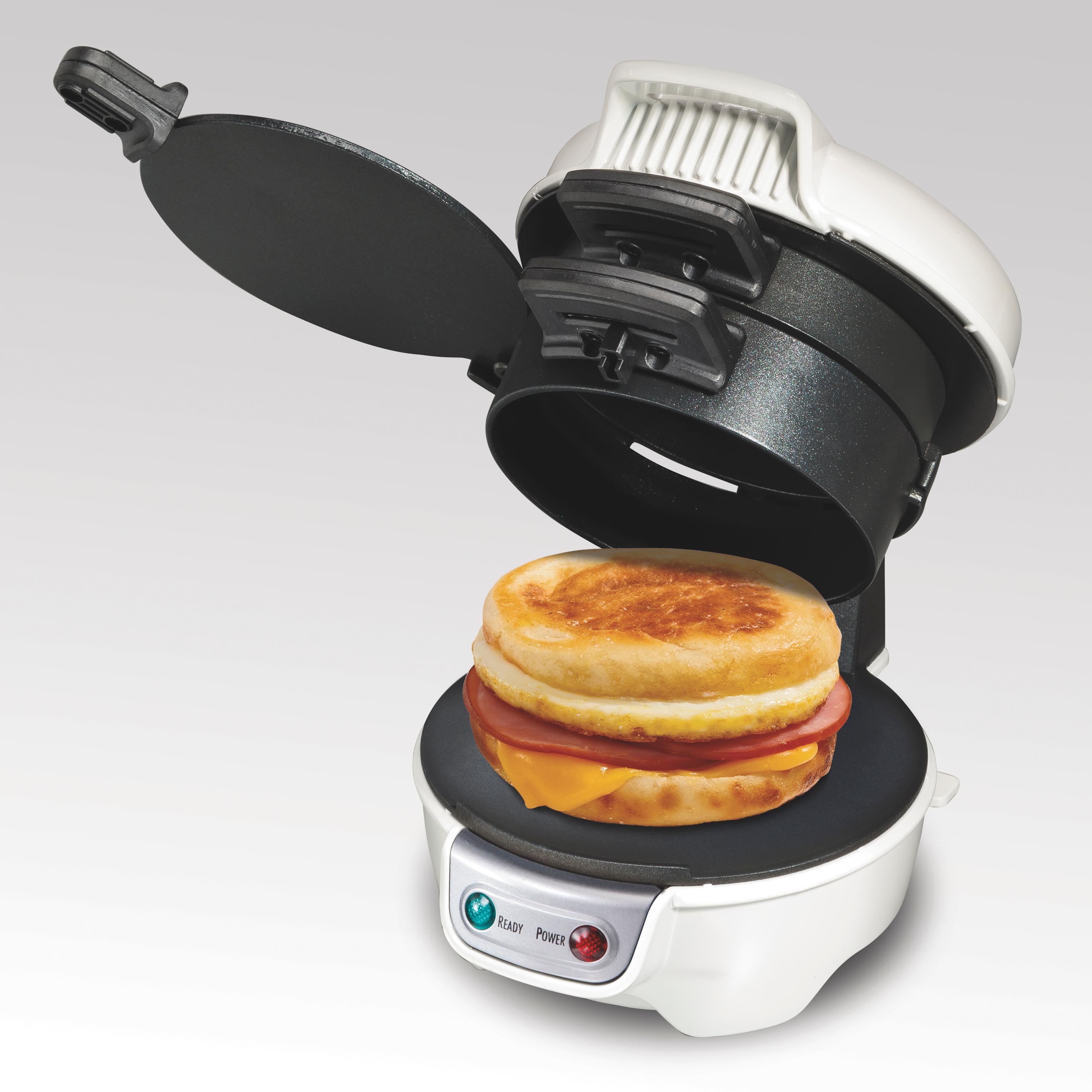 Proctor Silex 25479 Breakfast Sandwich Maker, White