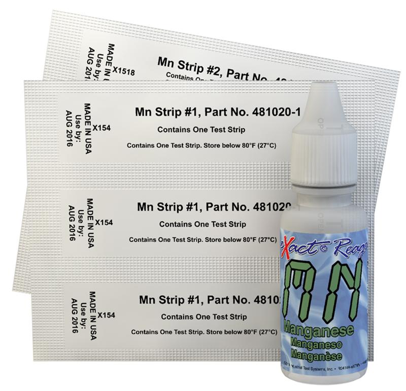 Industrial Test Systems eXact 486606 Micro Manganese Reagent Strips, 0.