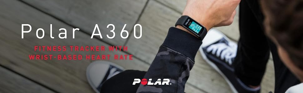 Polar A360 Fitness Tracker, Pink, Small, Activity Trackers