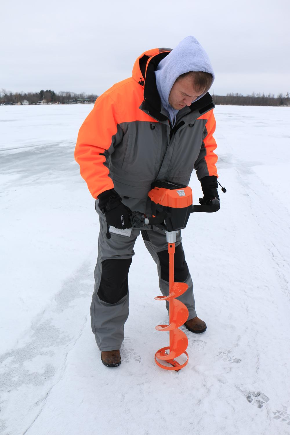 Trophy Strike 120V Lithium Ion Battery Ice Auger