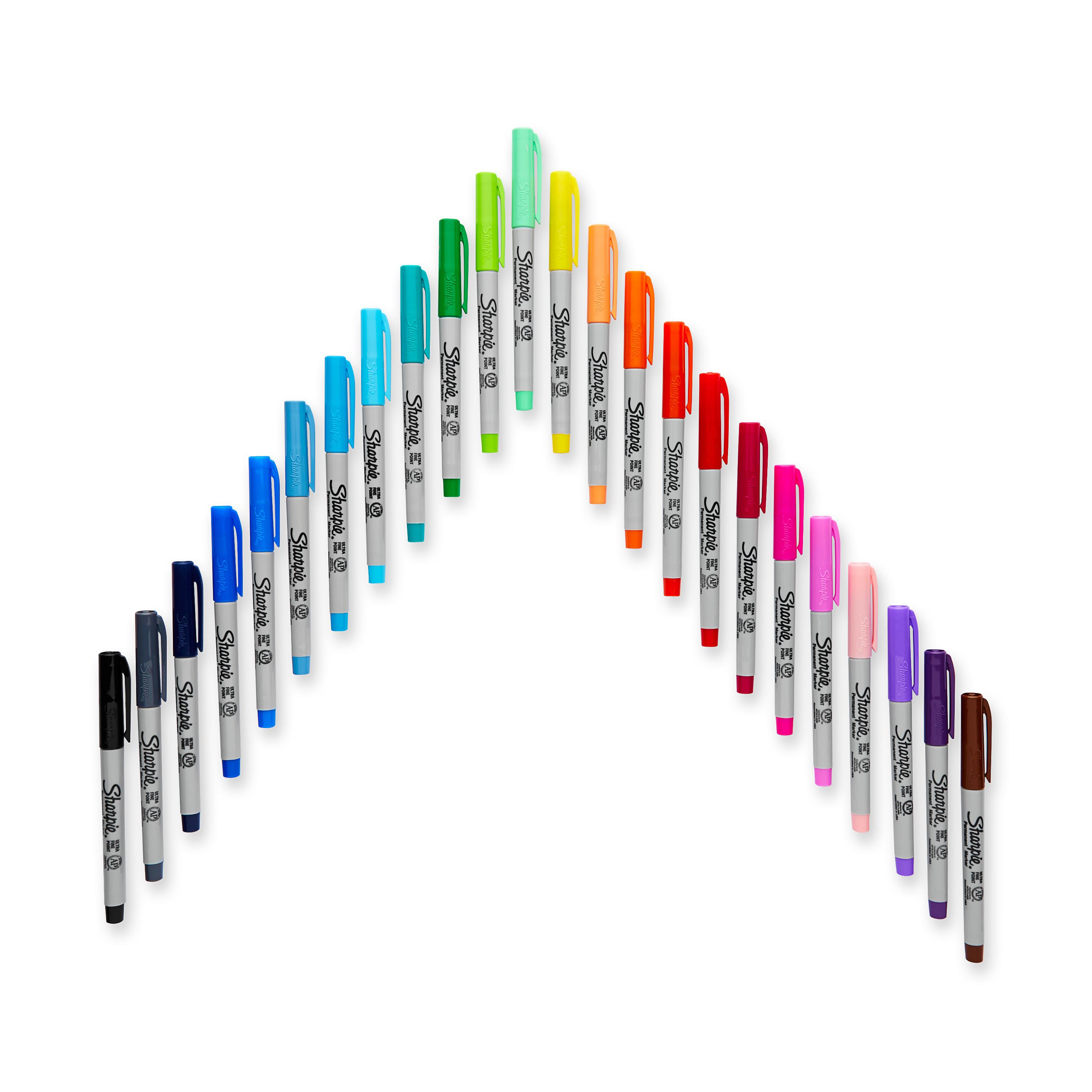 Sharpie Electro Pop Permanent Markers, Ultra Fine Point, Assorted