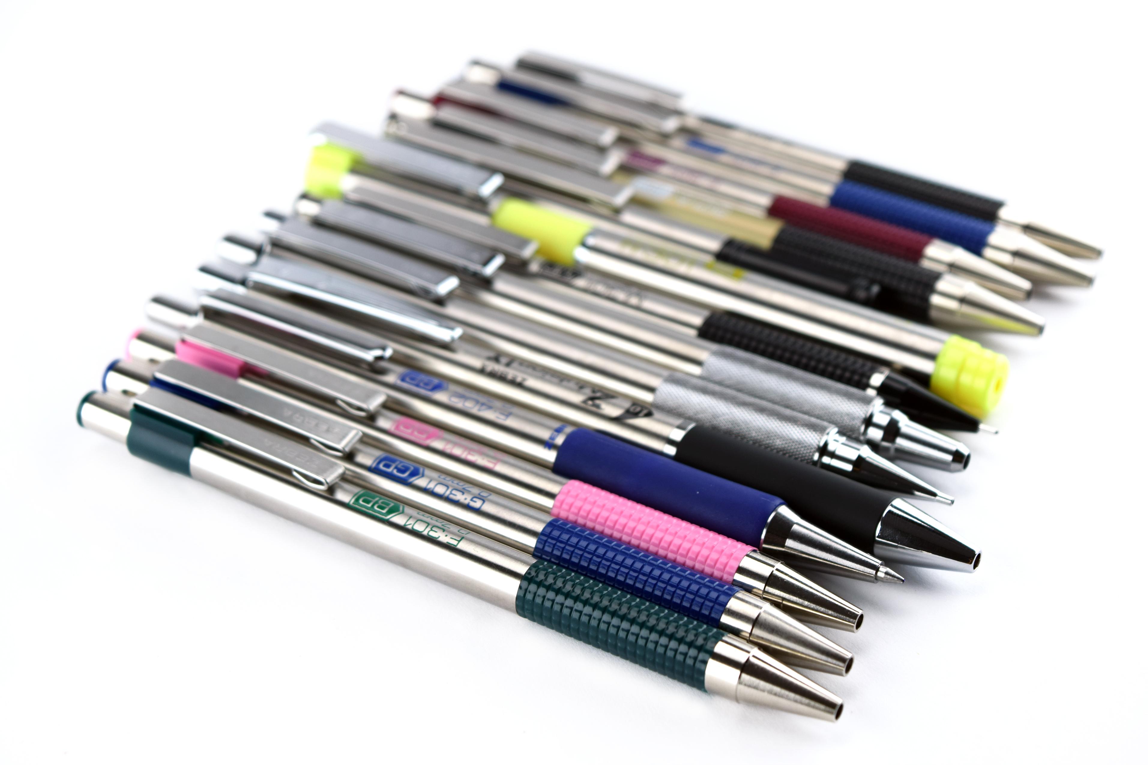 Zebra R301 Stainless Steel Rollerball Pen with Bonus Refill, Fine Point, 0.7mm