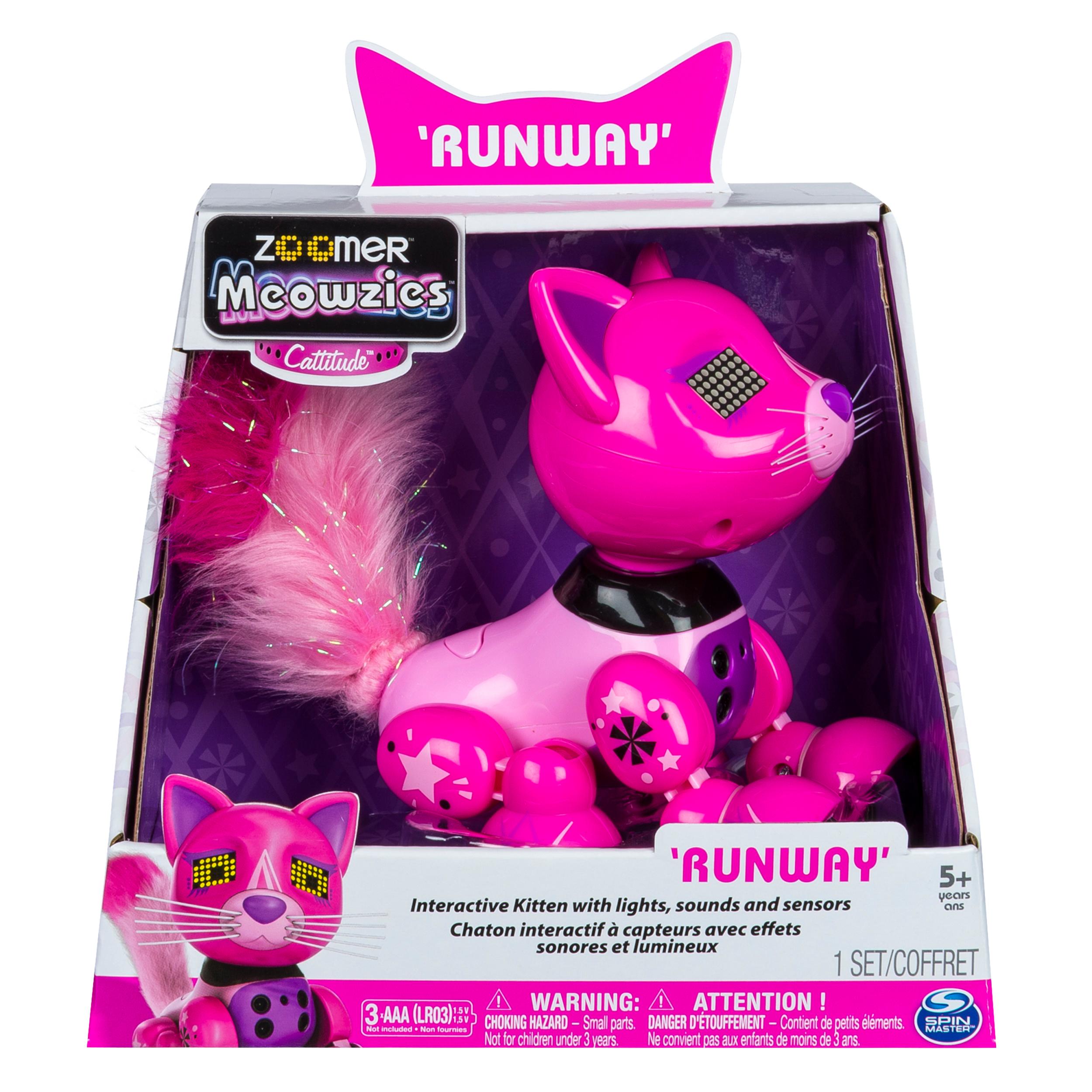 Zoomer Meowzies, Runway, Interactive Kitten with Lights