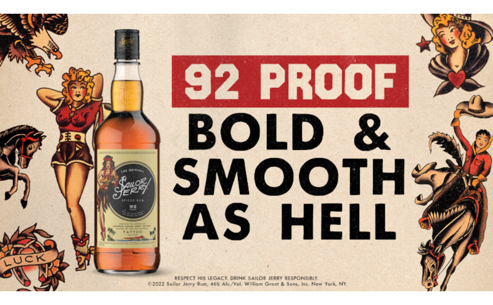 Sailor Jerry Spiced Rum, 1.75 L, 92 Proof Grocery