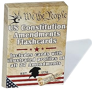 Box for US Constitutional Amendment Cards 