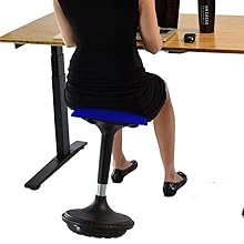 ergonomic adjustable height Active sitting wobble stool