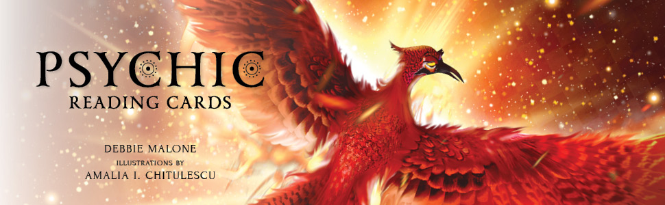 Heading on the left of banner and orange bird flying on the right, phoenix