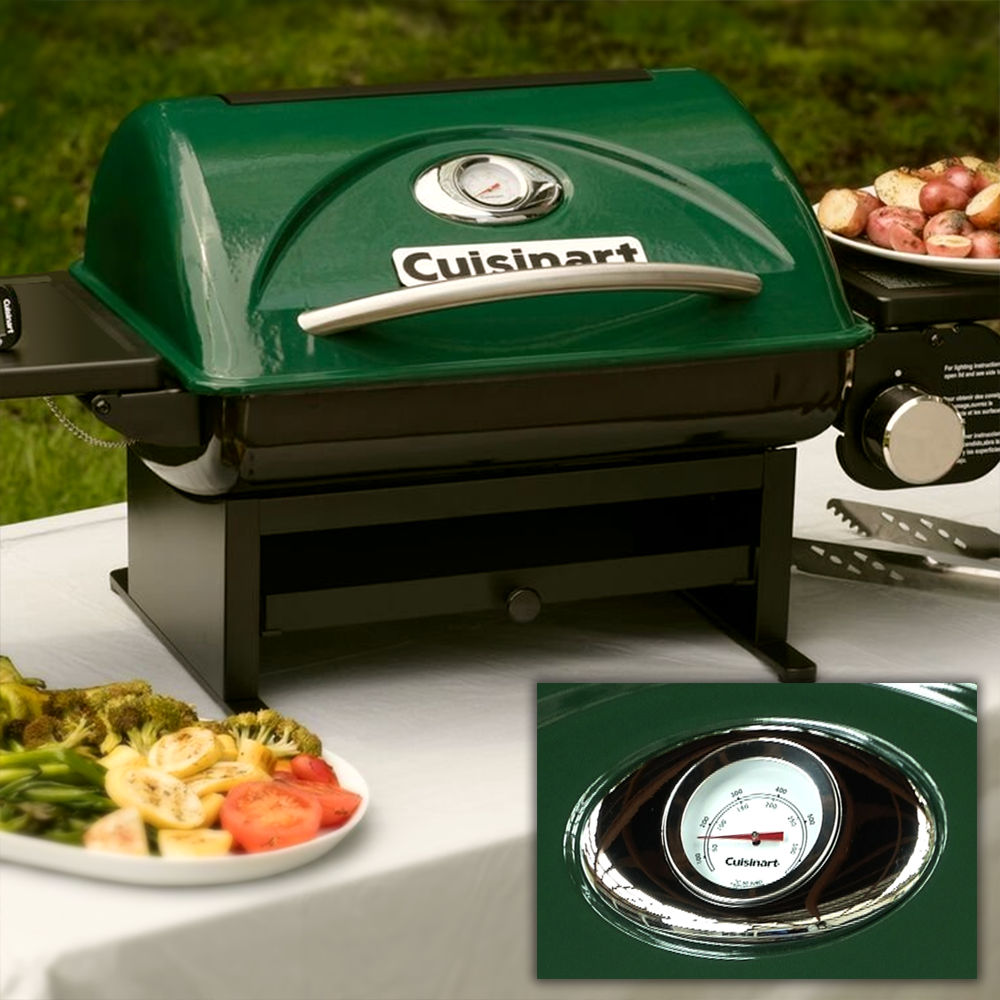 Amazon.com: Cuisinart CGG-220 Everyday Portable Gas Grill, Green ... - C7576f3e B88e 488e 8169 0D656D989269