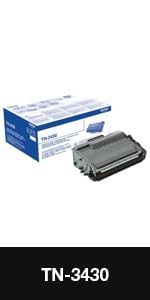Brother Original Tonerkassette TN-3430 schwarz (für Brother HL-L5000DN ...