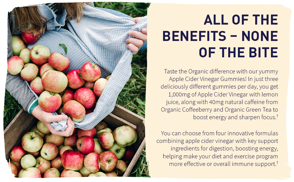 mykind, organic, nongmo, acv, mother, fruit, whole, diet, probiotic, energy, gummies