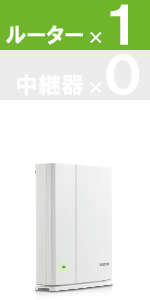 Amazon | エレコム メッシュ WiFiルーター 無線LAN 867 + 400