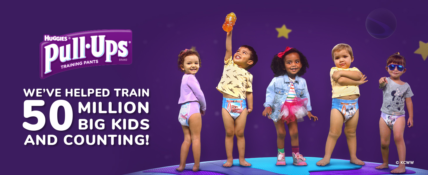 PullUps Cool & Learn Training Pants for Girls, 4T5T (3850 lb.), 56