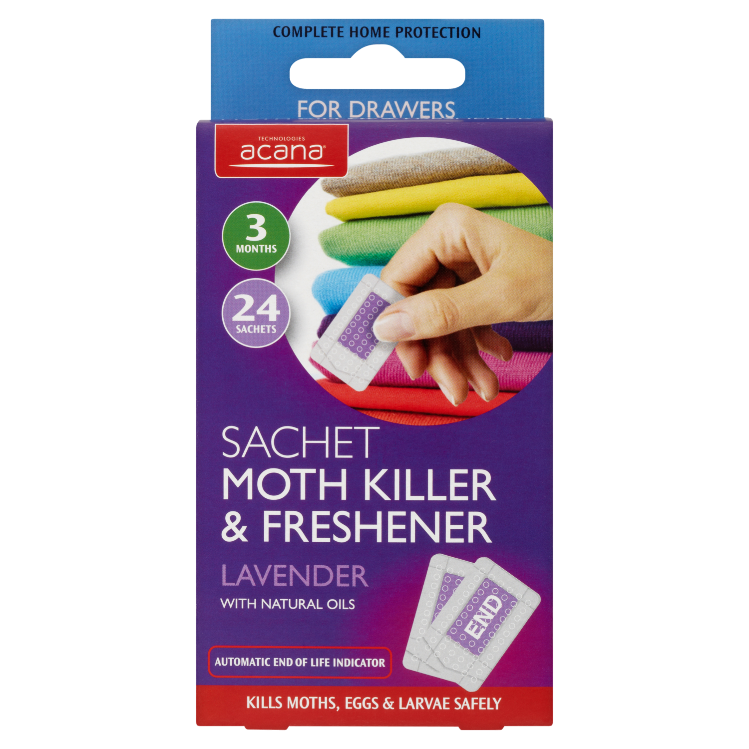 Acana 29311 Airing Cupboard Moth Killer and Lavender Freshener
