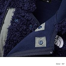 Amazon.co.jp: [ザノースフェイス] ロンパース ベビー シェルパ