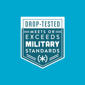 Drop protection that exceeds military standards 