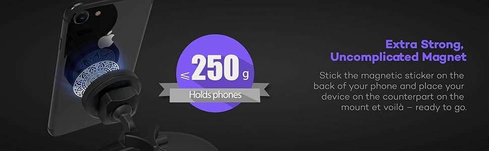 VAVA phone holder for car phone mount holder magnetic air vent cd slot dashboard cradle