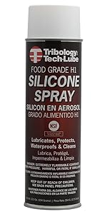 Tribology Food Grade H1 Silicone Spray Grease, 12.5 oz. Aerosol Can