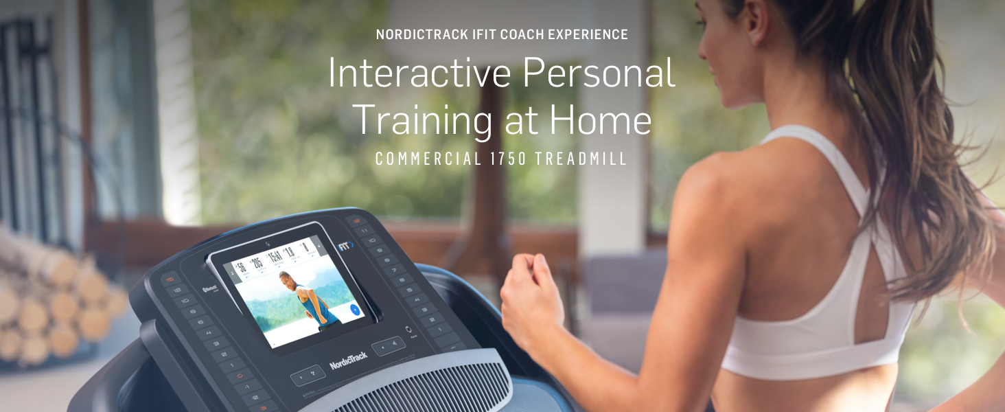 NordicTrack Commercial 1750 Treadmill with Interactive Personal Training at Home