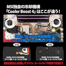激安美品MSIゲーミングノートパソコン、GP62M-7RD 海外モデル Amazon.co.jp: MSI ゲーミングPC ノートパソコン GL62M-7RDX