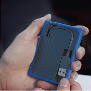 m★2TBポータブルHDD WD MyPassport★ケーブル2種類付き Amazon.co.jp: WD ポータブルSSD 2TB USB3.0 ブルー My Passport