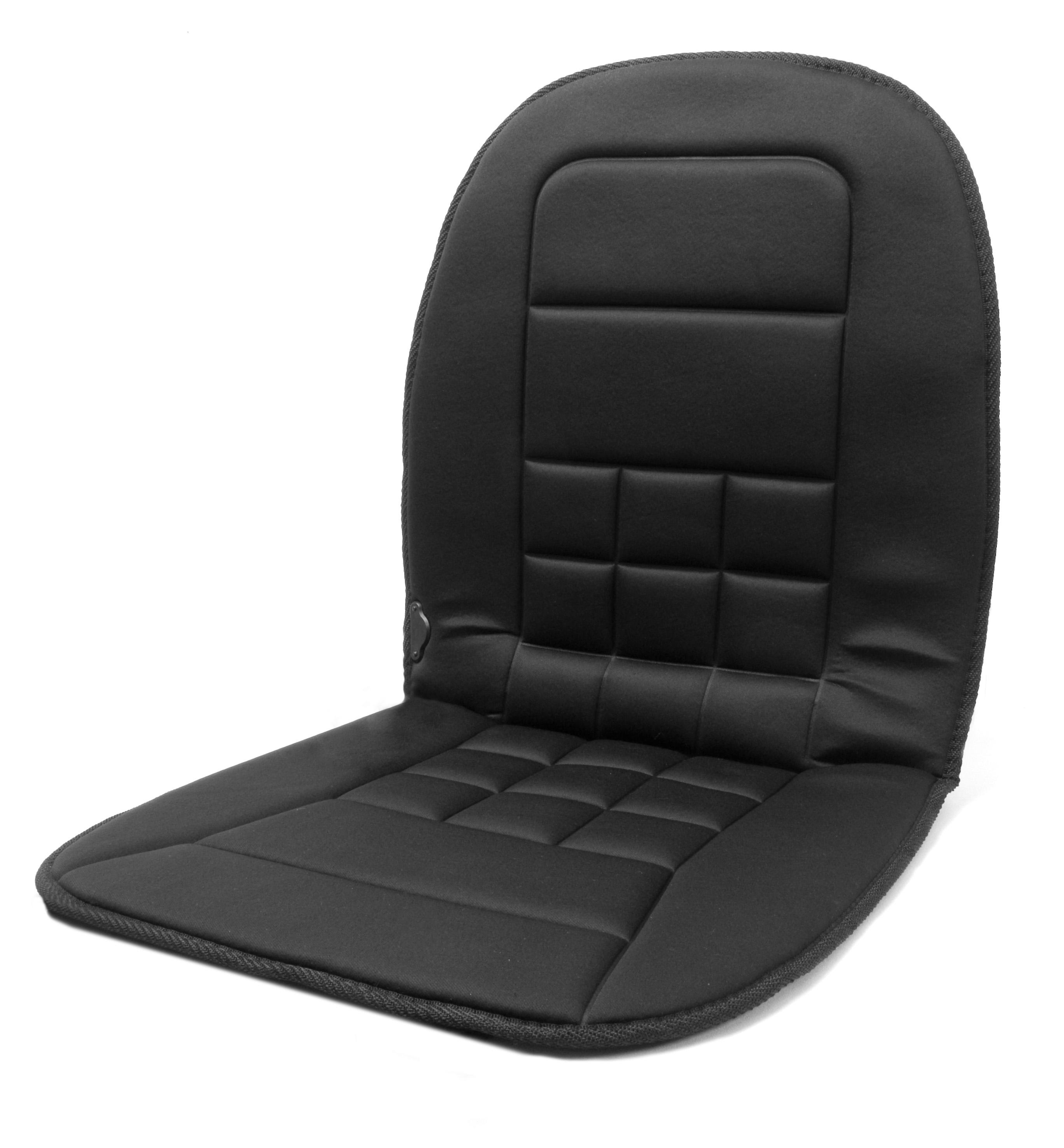 Wagan IN9738 Black 12V Heated Seat Cushion (Lastest Version