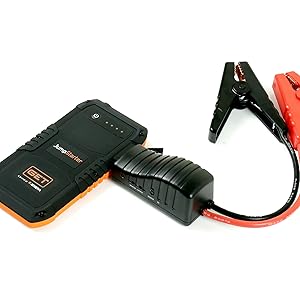 Alligator Connector Included for Jump Starting