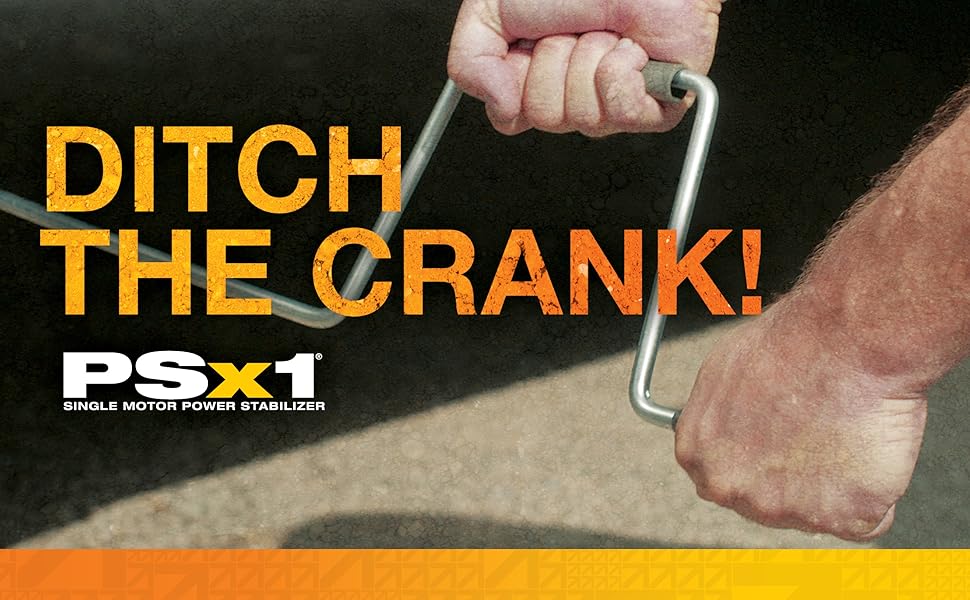 Lippert 298707 Electric Stabilizer Jack Kit with Black Waterproof