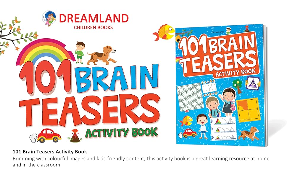 101 Brain Teasers Activity Book [Paperback] Dreamland Publications Dreamland Publications