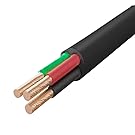 USB-Verlängerungskabel, 4-fach, mit Steckplätzen, Stecker für Küche, Netzteil, lang, Schwarz
