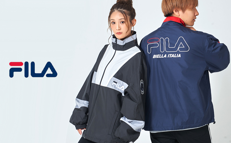 フィラ　フーデイジャケット　ネイビーM フィラFILA トラックジャケット ネイビー Mサイズ - メルカリ