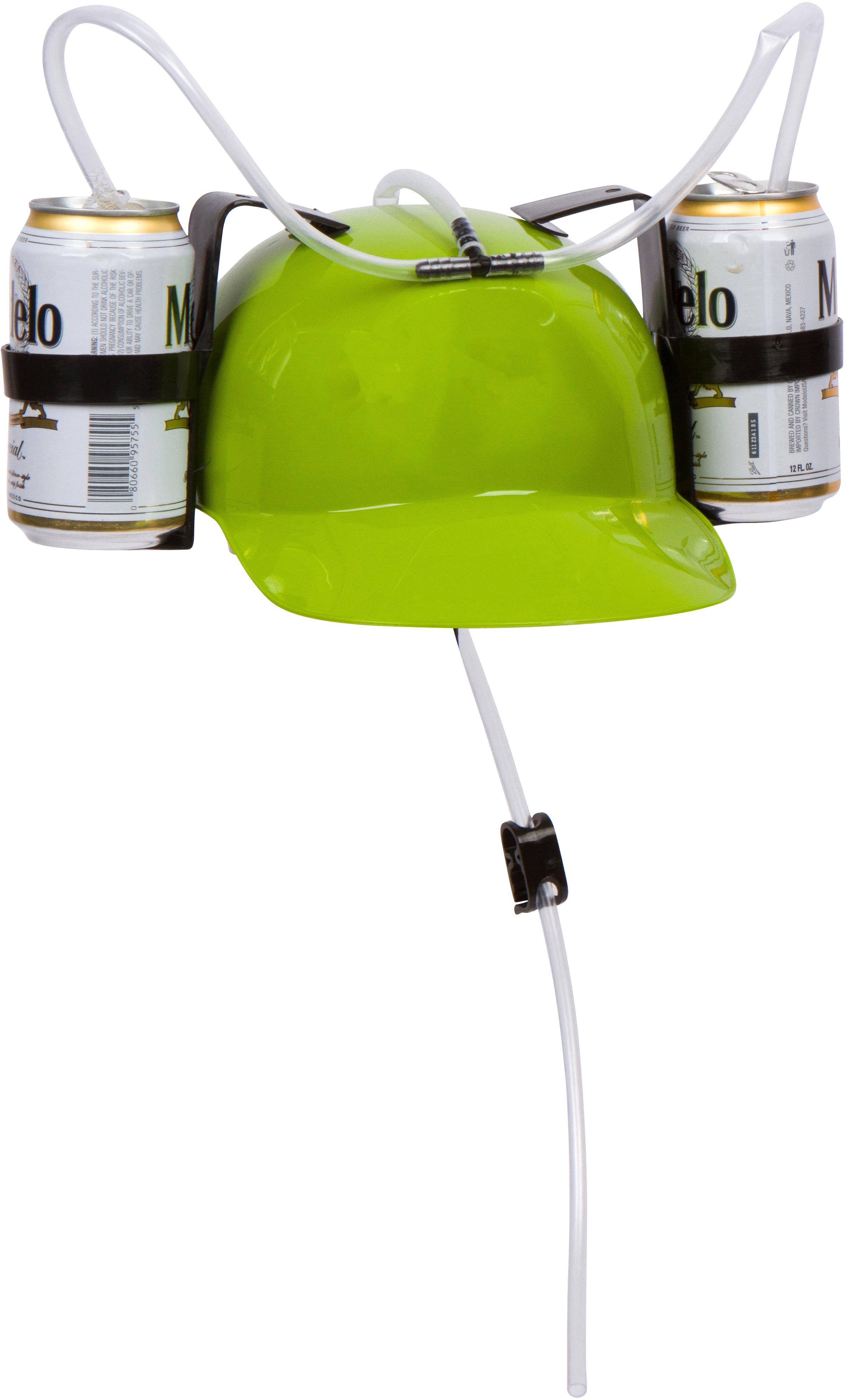 Beer and Soda Guzzler Helmet (Green) Toys & Games