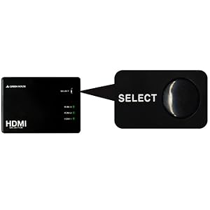 グリーンハウス 手動切り替えタイプ HDMI切換器 Deep Color/3D映像 フルHD映像対応 3台用 リモコン付 Input3+Output1ポート GH-HSWC3-BK ggw725x Amazon | グリーンハウス 手動切り替えタイプ HDMI切換器 Deep