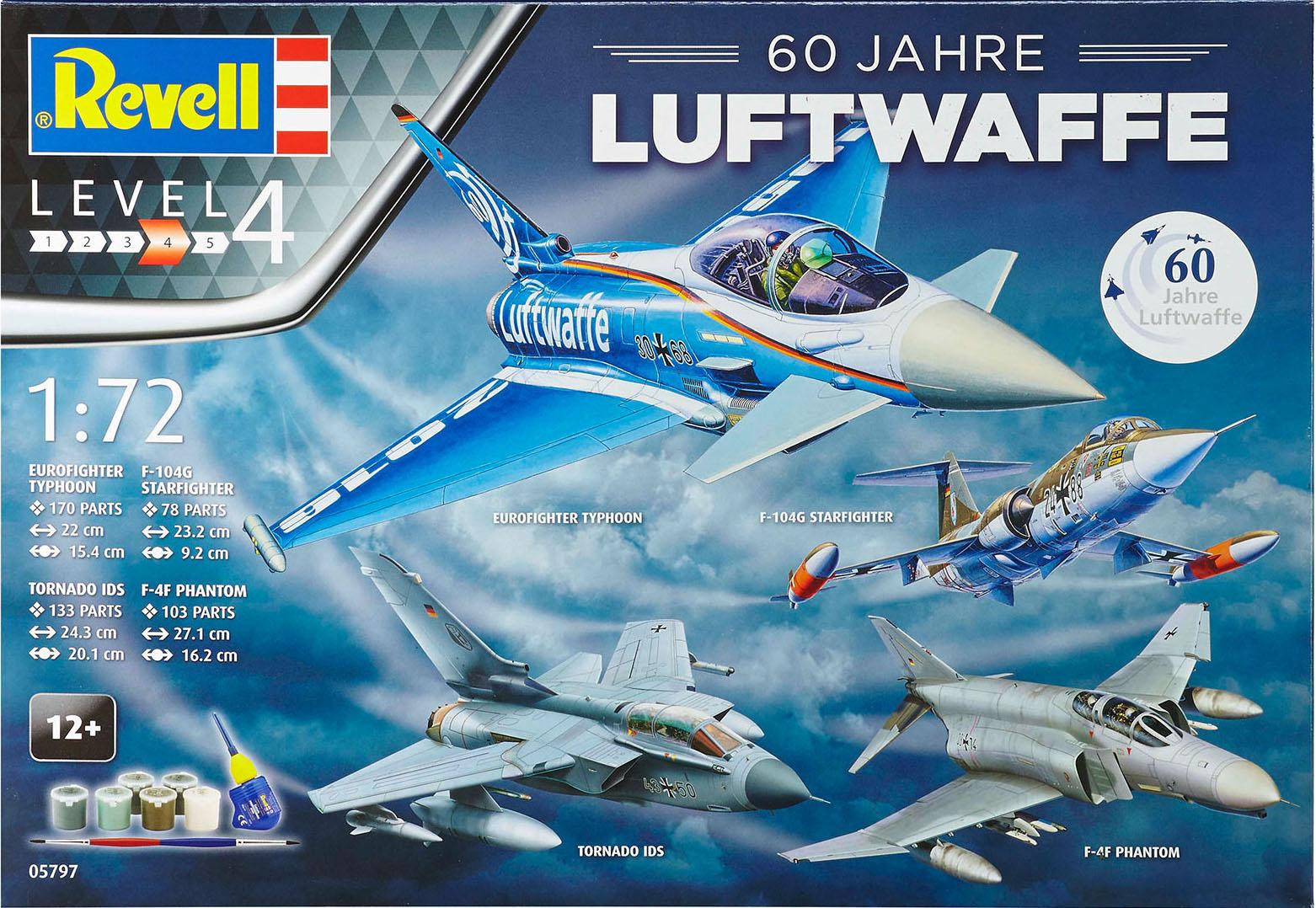 Revell Modellbausatz Flugzeug 1:72 - Geschenkset 60 Jahre \