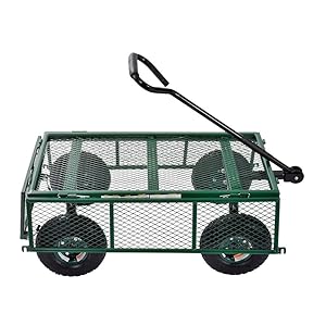 wagon with removable sides, drop-down sides, platform dolly, steel mesh crate wagon