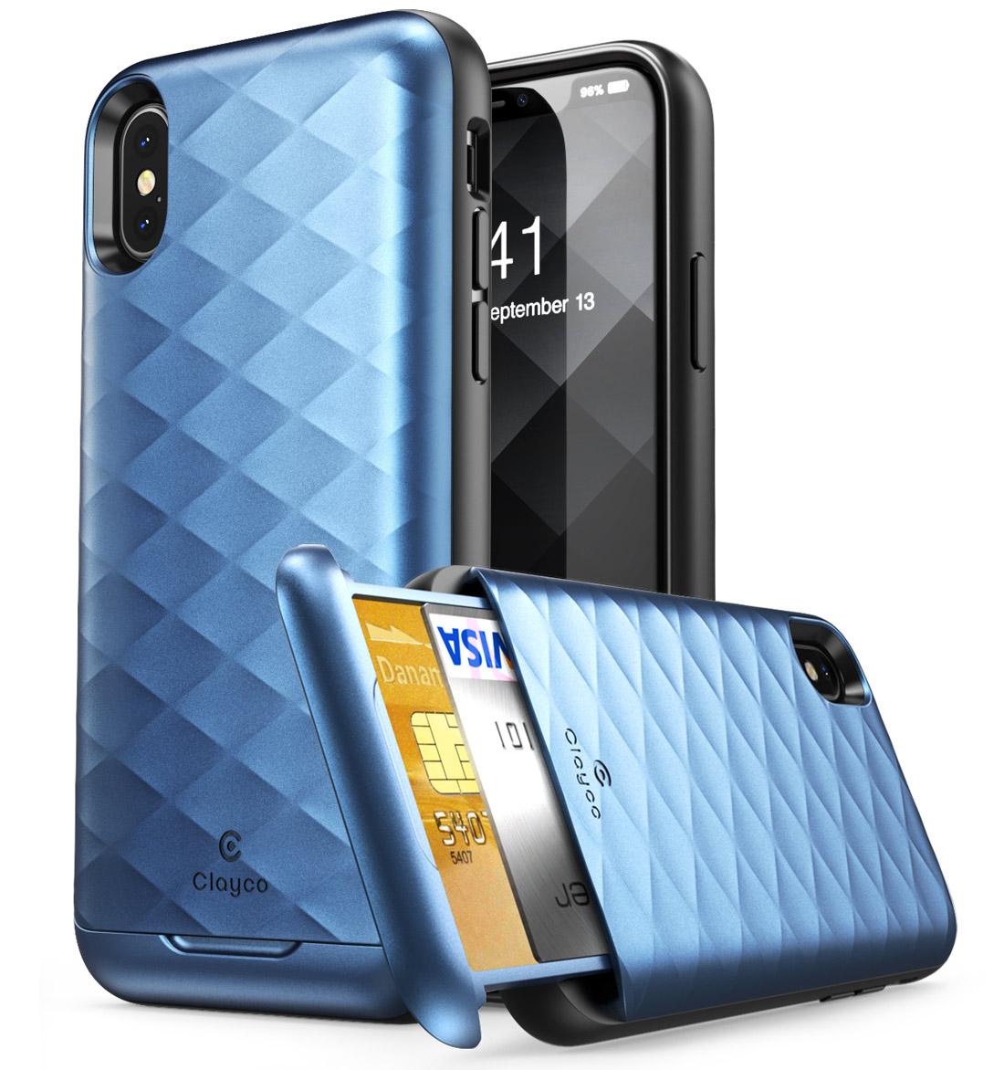 iPhone X Case, Clayco [Argos Series] Premium Hybrid