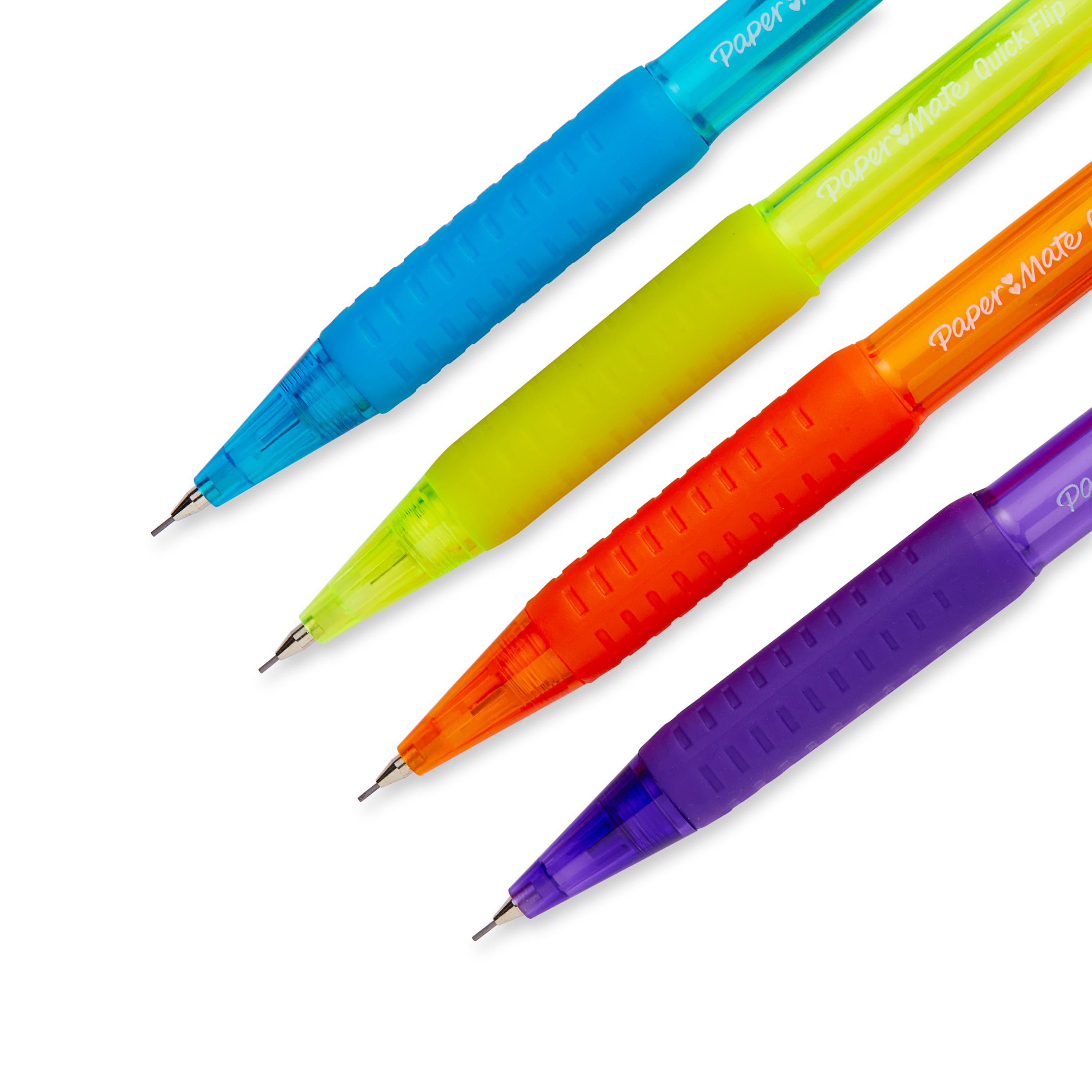 Paper Mate Quick Flip Mechanical Pencil Set, 0.7mm, HB 2, Assorted