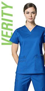 Stretch, WonderWink, Scrubs, Hospital, Uniforms, Tops