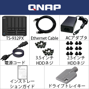 Amazon.co.jp: QNAP(キューナップ) TS-932PX 2.5GbE対応ポートと