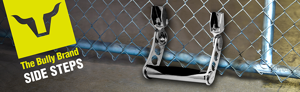 Bully,side step,truck accessories,durable,support,anti-slip,easy to install,rugged,customizable,pair