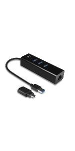 USB-C, hub, gigabit, Type C, network adapter