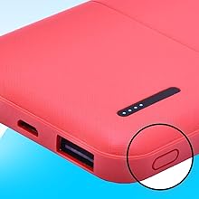 Zinq Technologies Z5KP 5000mAH Lithium Polymer Power Bank (Red)