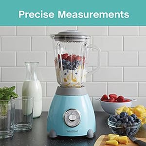 Amazon.com: West Bend Blender Retro-Styled 3 Speeds with 48 oz
