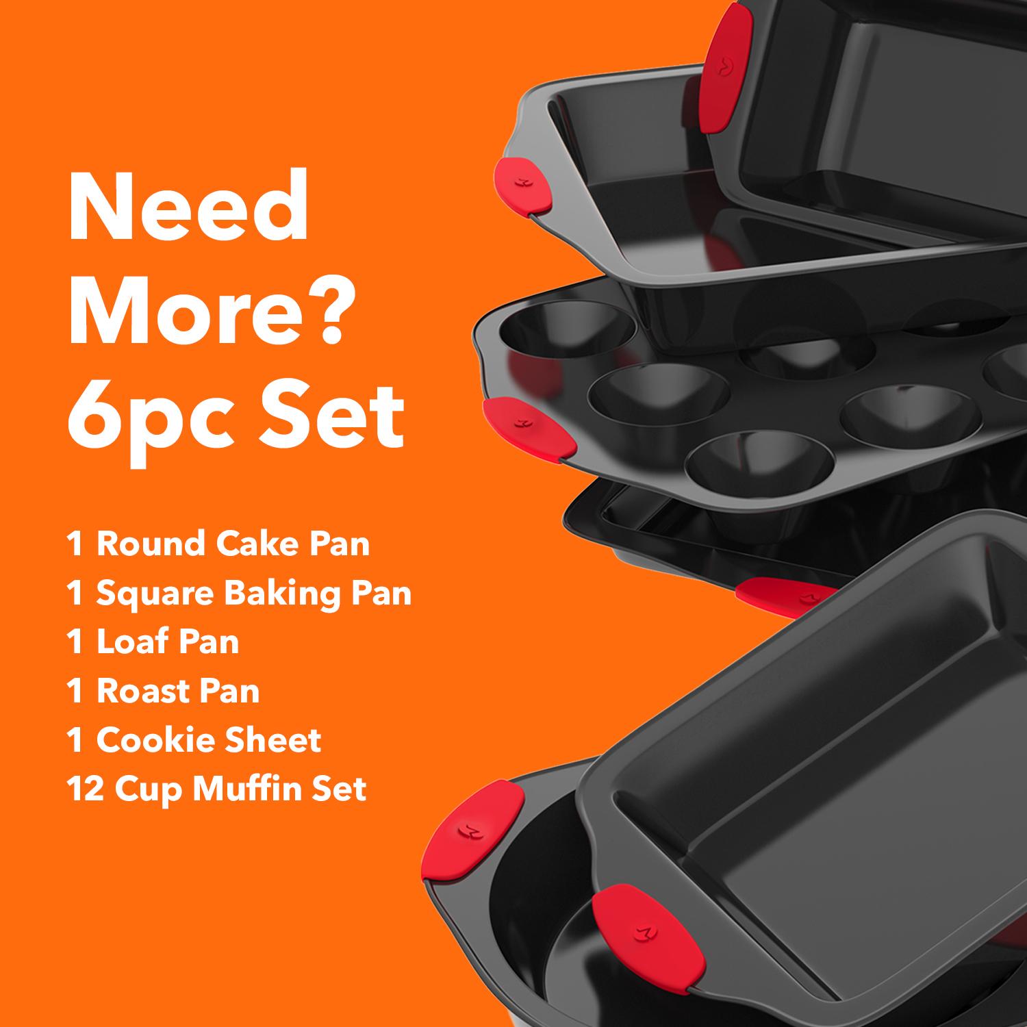 Vremi 3 Piece Baking Sheets Nonstick Set Professional Non