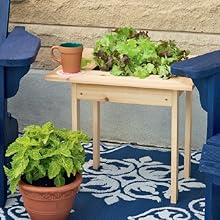 Mini Lettuce/ Herb Table for a Front Patio