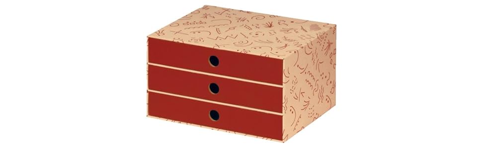 Nips Eco Line 32 X 24 5 X 18cm Charly Drawer Box A4 Vanilla