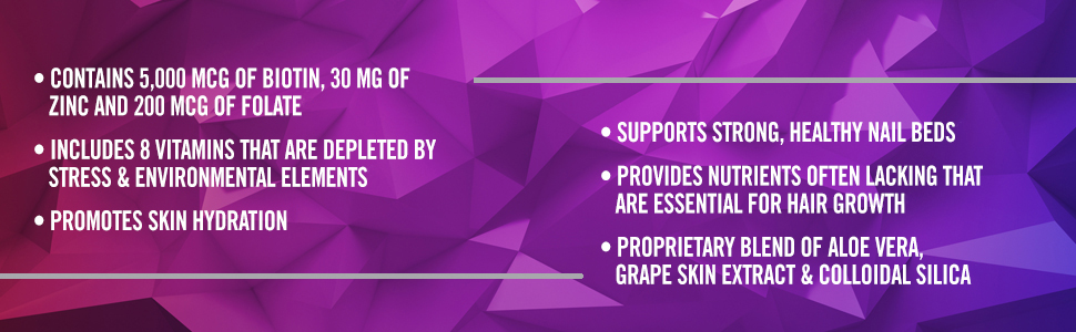 hair skin nails info